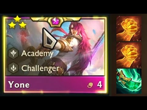 8 CHALLENGER YONE 3-STAR ⭐⭐⭐ | TFT Set 6 PBE