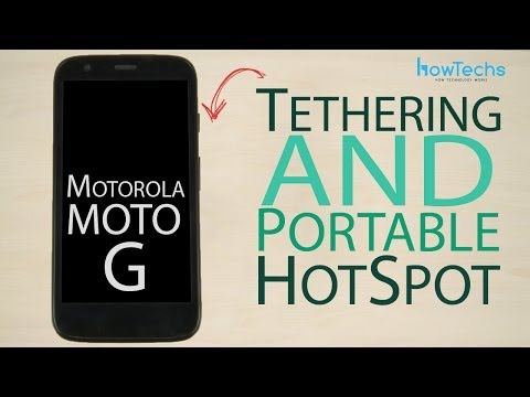 Motorola Moto G - How to setup portable hotspot
