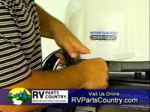 RV Parts Country Winegard Portable Satellite GM-1518 Carry Out