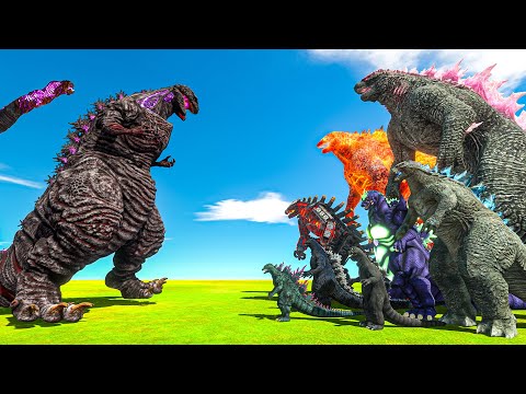 Shin Godzilla vs All Godzilla Forms – Who is the Strongest GODZILLA?
