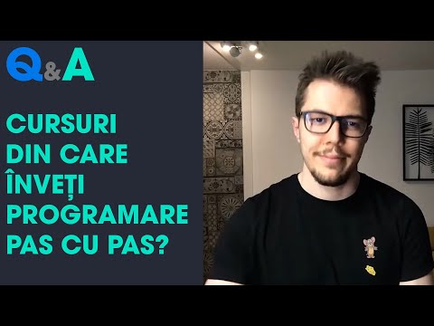 Cursuri în care poți învăța programare pas cu pas? Q&A