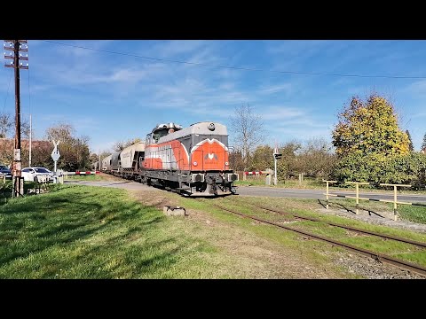 MMV tehervonat indul Nagyatád bejárati jelzőjétől