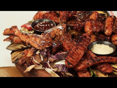 BBQ Mixed Grill Platter | FOOD VIDEOs