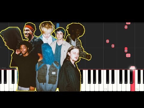 Brockhampton - Boogie (Piano Tutorial)