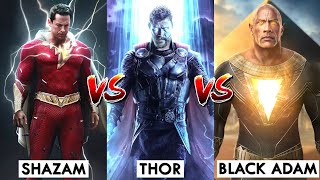 Black Adam Vs Shazam Vs Thor | Fight Comparison | In Hindi | BNN Review