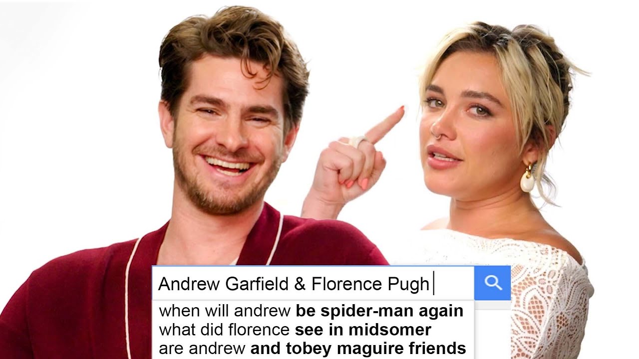 Andrew Garfield y Florence Pugh responden a las preguntas más buscadas en la Web | CABLEADO - YouTube
