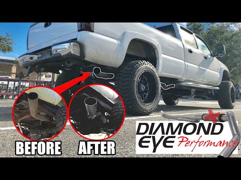 Installing A Diamond Eye 5" Straight Pipe Exhaust On My Duramax - Full DIY