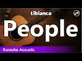 Libianca - People (SLOW karaoke acoustic)