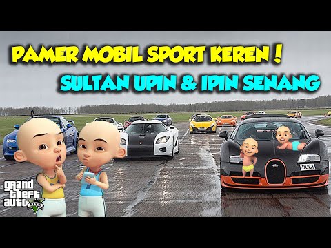 SULTAN UPIN IPIN PAMER MOBIL MEWAH MANTAP AUDI R8 - GTA V MOD UPIN & IPIN EPISODE SPESIAL