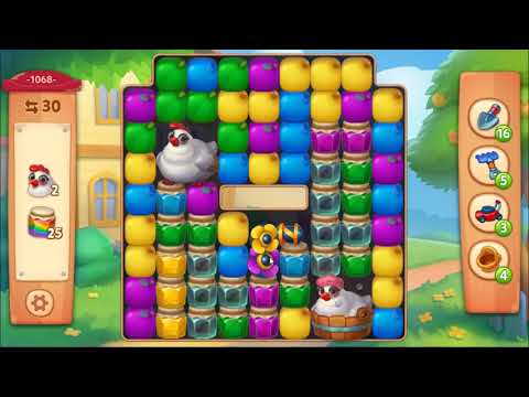 Farmscapes Level 1068 - NO BOOSTERS 🌻🚜🐔 | SKILLGAMING ✔️