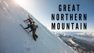 Splitboarding a High Peak in the Wilderness