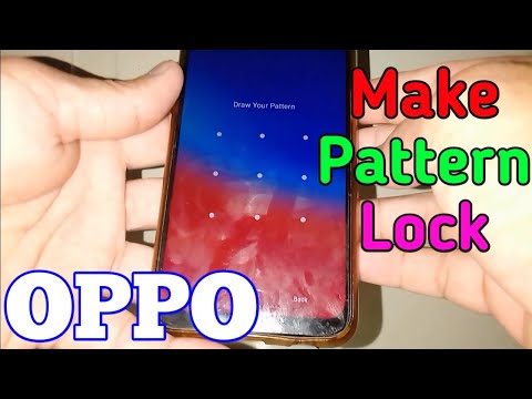 How to Make Pattern Lock in Oppo A5s