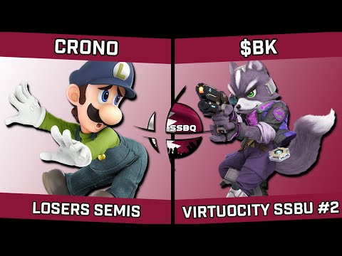 Crono (Luigi) vs $BK (Fox/Pokemon Trainer) - Virtuocity SSBU Tournament #2