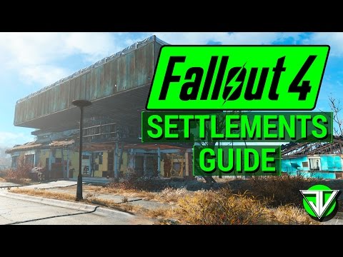 FALLOUT 4: Workshop SETTLEMENTS Guide! (The Basics of Resource Management in Fallout 4!)