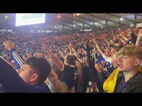 Scotland’s On Fire -Final Whistle Celebrations -Scotland 2 v 1 Republic of Ireland, Hampden 24/09/22