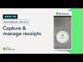 How to capture and manage receipts in QuickBooks Online