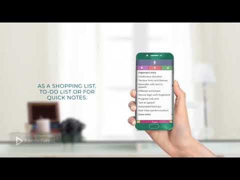 Voice Notepad - Speech to Text Video