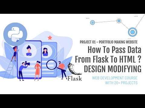 1 HINDI Project 1 Portfolio Making Website Using Flask Creating Home Page