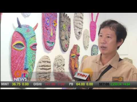 งาน 100masksงานแสดงเดี่ยว ของ..โอภาส โชติพันธวานนท์