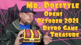 Mr. Poestyle Opens The October 2021 Retro Game Treasure Box