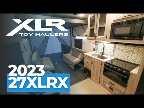 Thumbnail for Tour the 2023 XLR Boost 27XLRX Toy Hauler Video