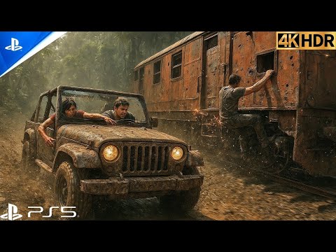A Train To Catch (PS5) Uncharted | The Most Realistic Mission Ever | 4K