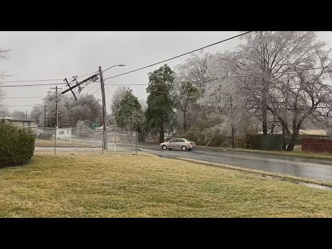RAW: Ice damage around Greensboro