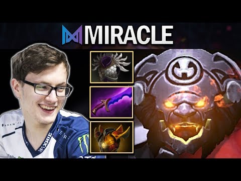 NIGMA.MIRACLE TRIES TO OFFLANE WITH AXE - DOTA 2 7.23E GAMEPLAY