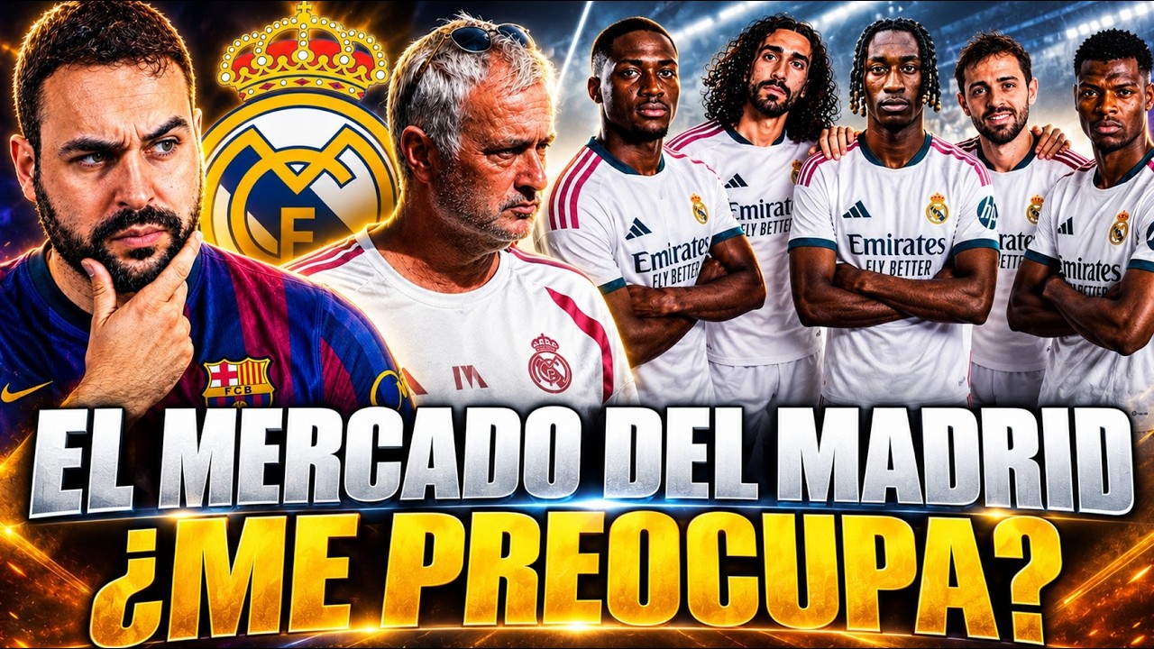 El MERCADO de FICHAJES del REAL MADRID ¿Me PREOCUPA como CULÉ?