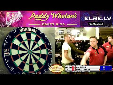 01.03.2018 - Paddy Whelan`s Darts Riga final