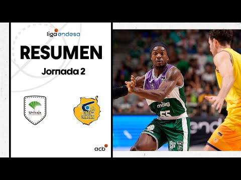 Resumen Unicaja 70 - Gran Canaria 65 (J2)