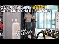 허리안아픈 복근운동 캡틴스체어 레그레이즈 운동방법 CAPTAIN'S CHAIR LEG RAISE