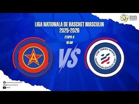 Liga Nationala de Baschet Masculin 25/26 -  CSA Steaua Sharks București vs CSM Târgu Mureș
