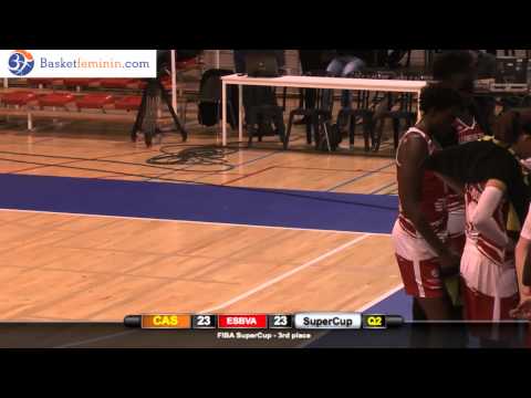 FIBA Super Cup Women 2015 - Mithra Castors Braine (Bel) - ESBVA (Fra)