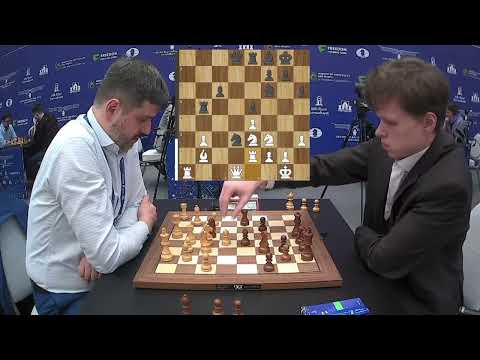 Peter Svidler (2689) vs Vladislav Artemiev (2799) - FIDE World blitz 2023