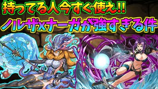 【パズドラ】安定感抜群！火力もおまかせ！ノルザxナーガパ【富士見ファンタジア文庫コラボ】