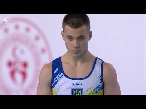 Volodymyr KOSTIUK (UKR) - 2020 junior Europeans, floor final