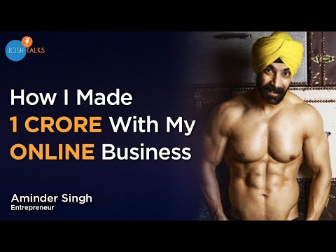 How To Start An Online Business With Zero Investment? | Aminder Singh | Josh Talks
