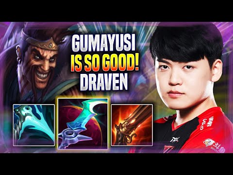 GUMAYUSI IS SO GOOD WITH DRAVEN! - T1 Gumayusi Plays Draven ADC vs Lucian! | Season 2022