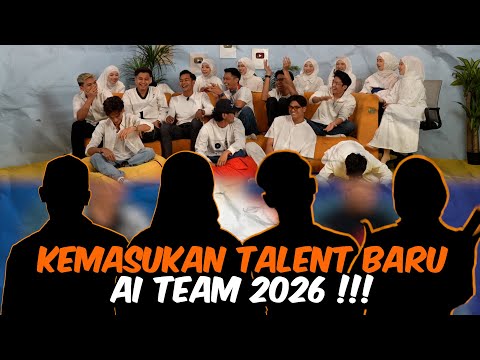 KEMASUKAN TALENT PERMANENT AI TEAM !!! LINEUP 2026...