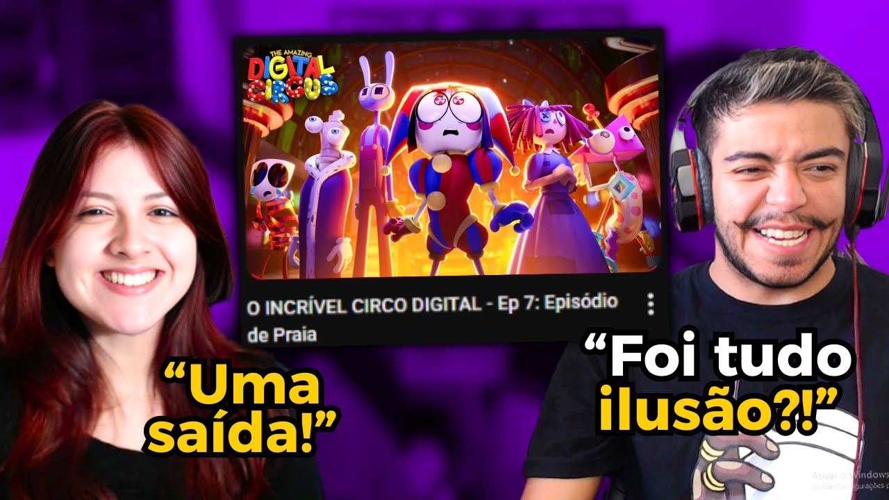 O INCRÍVEL CIRCO DIGITAL - Ep 7: Episódio de Praia | REACT