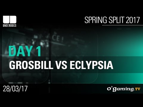 GrosBill vs Eclypsia - Underdogs 2017 Spring Split - Day 1 - League of Legends