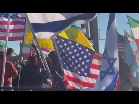 San Diego Iranians show support for protestors