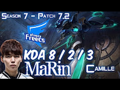 AFs MaRin CAMILLE vs SINGED Top - Patch 7.2 KOREA Ranked