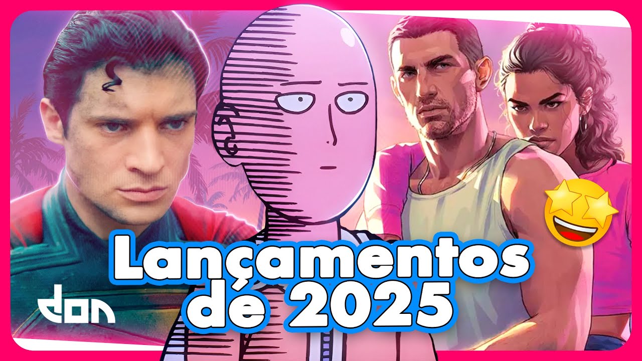DON #08 - COMENTANDO os LANÇAMENTOS de 2025 (Filme, Série, Jogos e Animes)