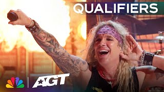 Steel Panther ROCKS the stage with &quot;Death to All But Metal&quot; | Qualifiers | AGT 2023