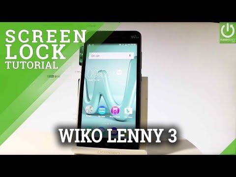 How to Set Screen Lock in WIKO Lenny 3 - Use Pattern Protection