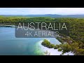 Australia Aerials 4K UHD | Soft Music | Coastline to the Outback | Australian Landscape