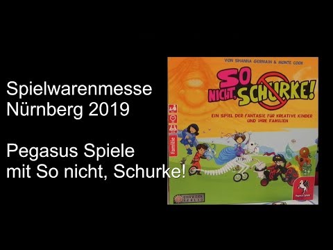 Spielwarenmesse Nürnberg 2019 - Pegasus Spiele mit So nicht, Schurke! - Die Brettspieltester