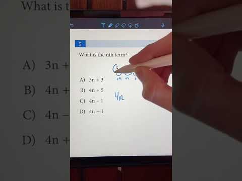 How to Find the Nth Term Equation | Fun Math | JusticeTheTutor #math #maths #shorts
